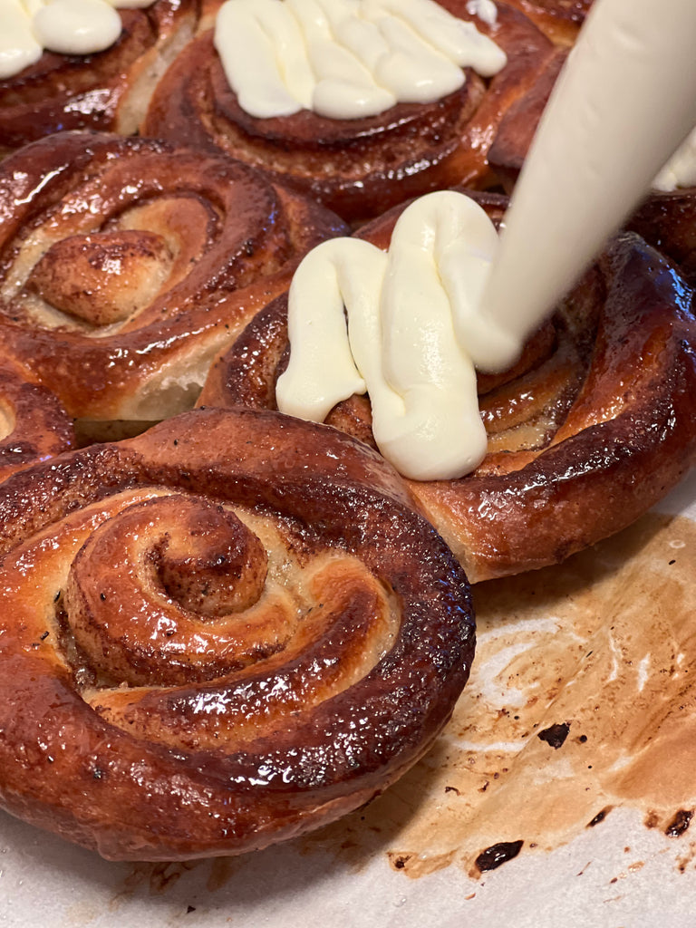 Cinnabuns with frosting